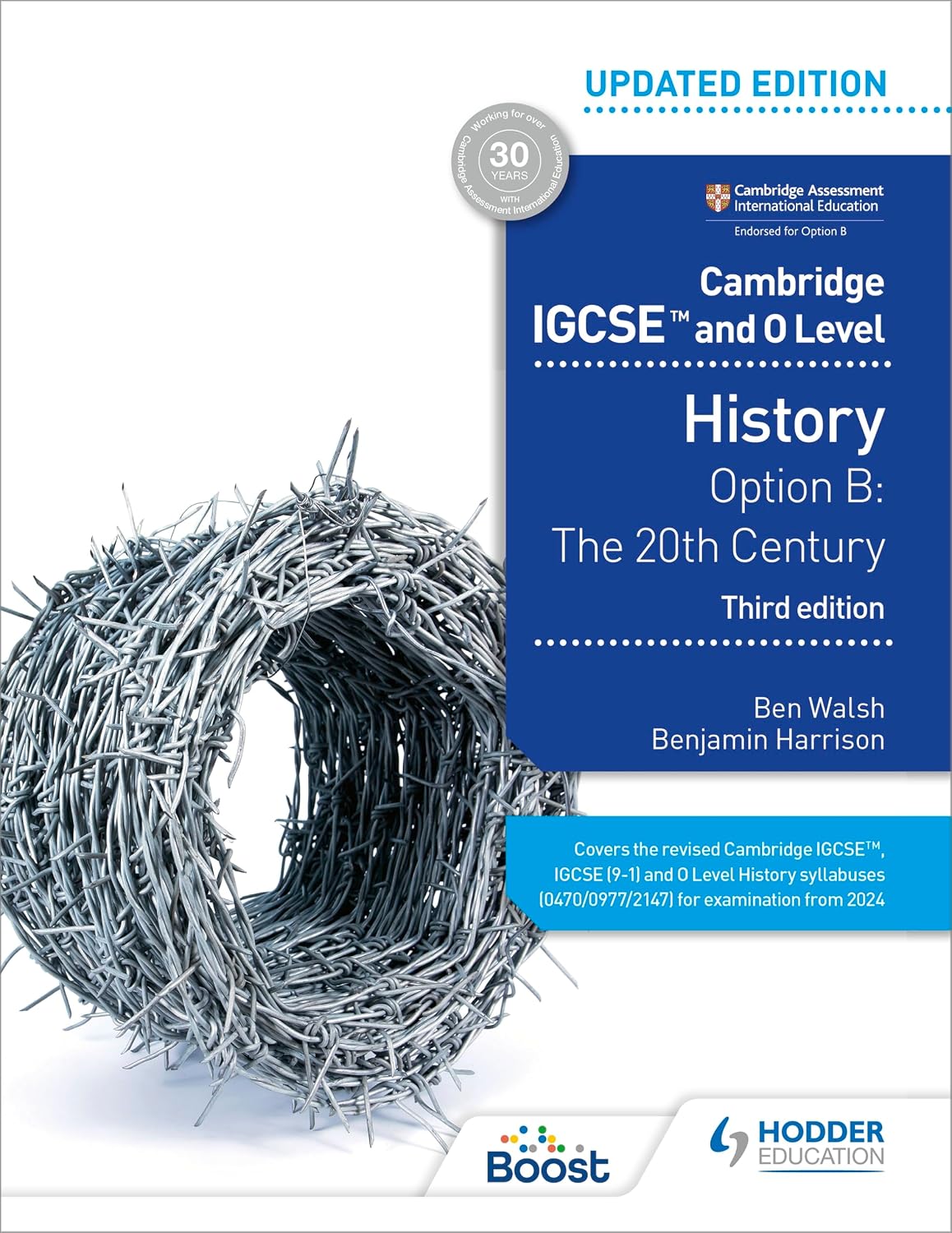 Cambridge IGCSE and O Level History Option B The 20th Century 3rd Edition Hodder Education