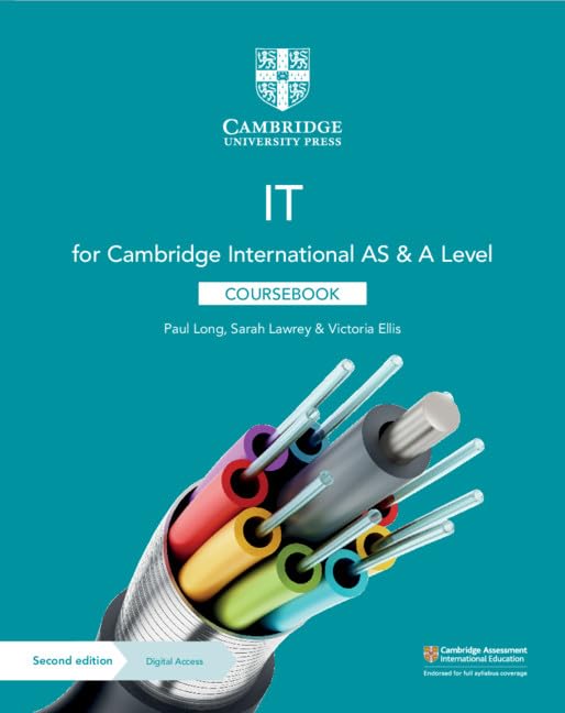 Cambridge International AS A Level IT Coursebook Brian Sargent Cambridge University Press