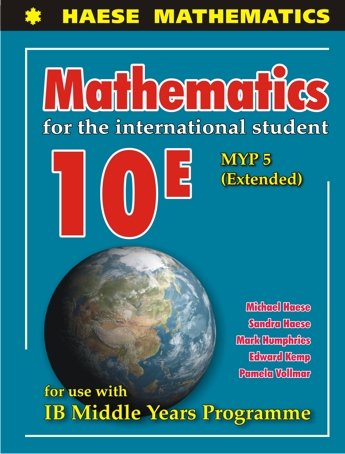 Buy Used Haese Mathematics 10E MYP 5 Extended 2nd Edition | IB Textbook India