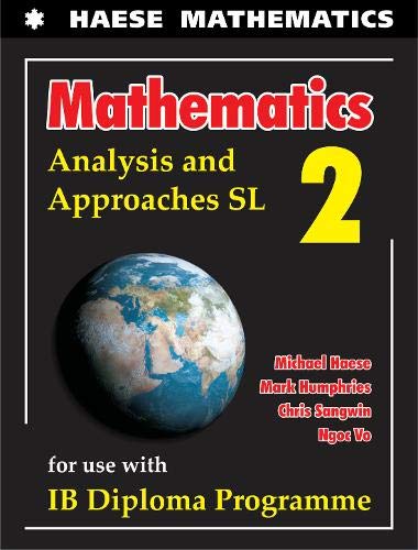 Buy Used Haese Mathematics Analysis and Approaches SL 2 | IB Diploma India