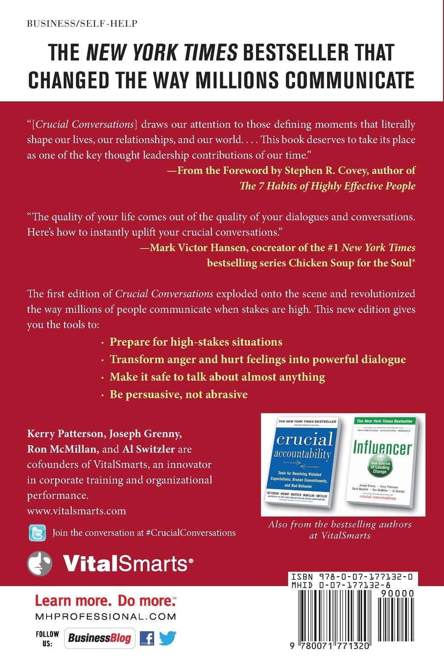 Crucial Conversations Tools for Talking When Stakes Are High by Kerry Patterson | Used Book India