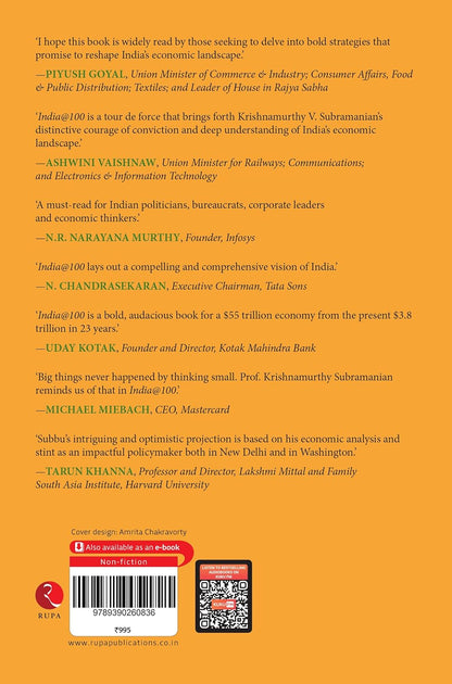 India at 100 Envisioning Tomorrow Economic Powerhouse by Subramanian | Used Book India