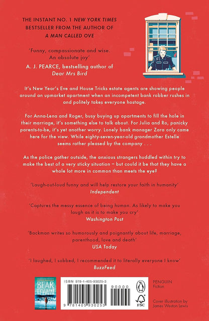 Anxious People by Fredrik Backman front cover